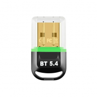 Bluetooth 5.4 Adapter for PC, Bluetooth 5.4+EDR USB Dongle, 7-Devices Connect, Bluetooth Receiver Transmitter for Wireless Keyboard, Mouse, Speaker, Headset, Support Windows 11/10/8.1 (Green)